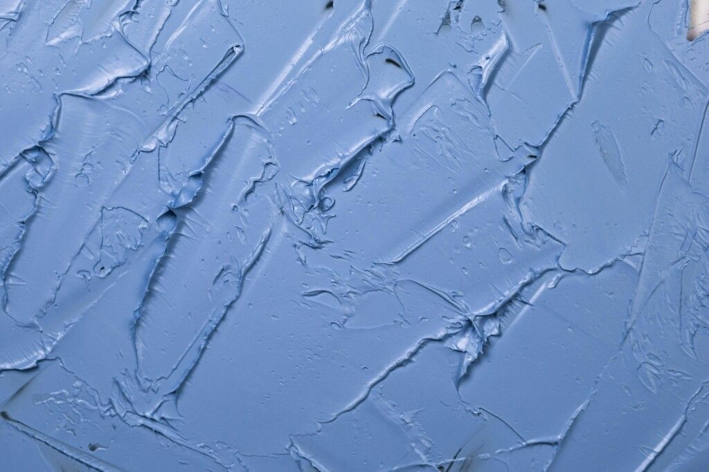 pintura oleo azul