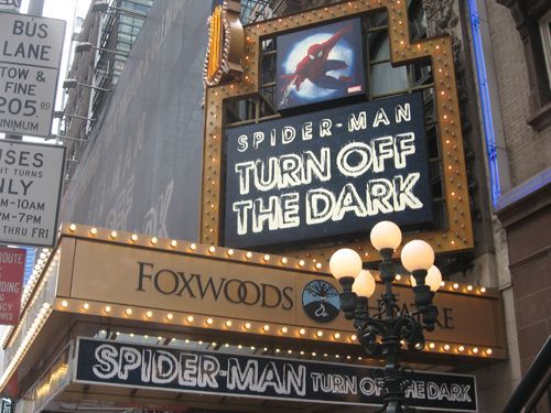 Spiderman Broadwa Foxwoods Theatre
